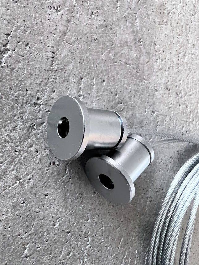 Wavelux LED Hanging Tube Light Kit - 60mm (2.36") Dia 270°