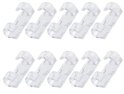 Laser Wire® Faux Neon Clear Mounting Clips - 10-Pack