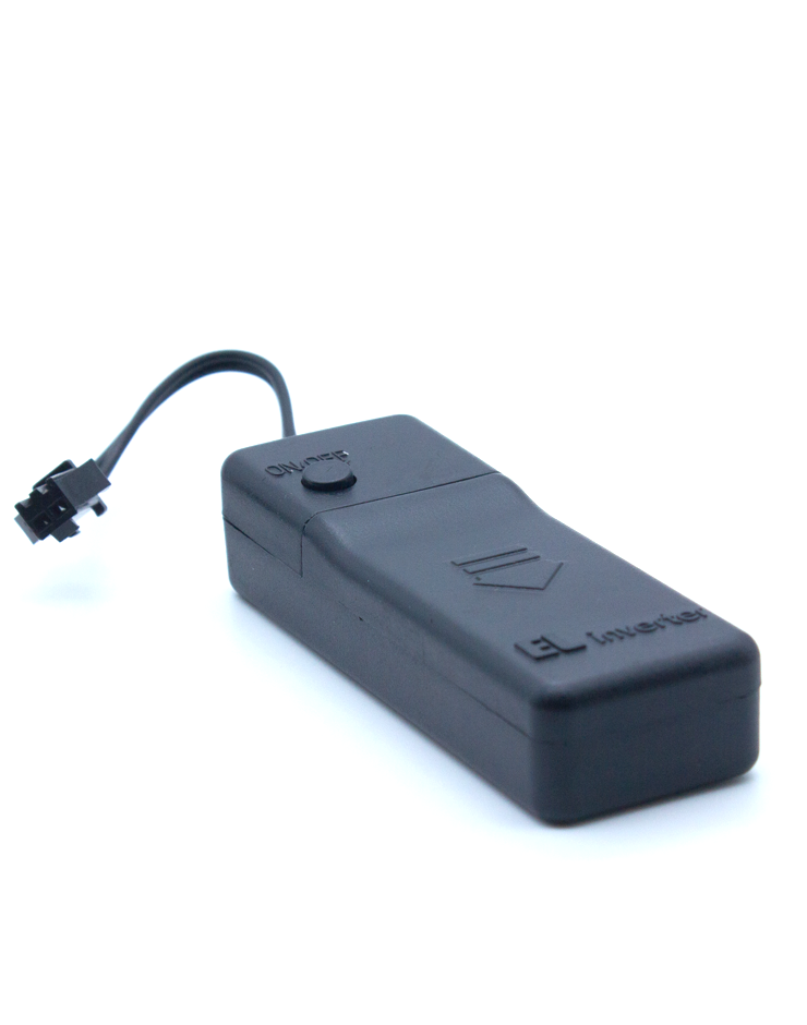 Mighty Small Silent AAA Battery Pack (Powers Up to 120" Wire, or 36sqin EL Tape/VynEL)