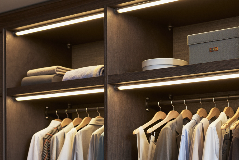 Trim installed in channel