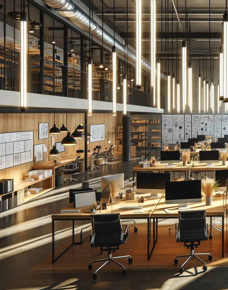 Pixel-Free LED 360° Vertical 1M Hanging Tube Light Kit