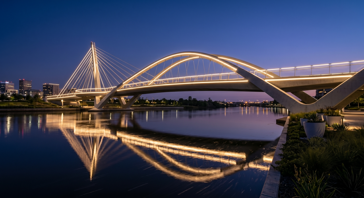Pixel-Free LED XW on Bridge Outline