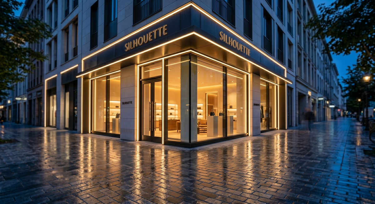 Pixel-Free LED XW on Retail Exterior