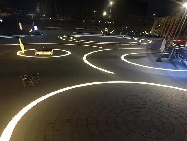 pixel-free led driveway