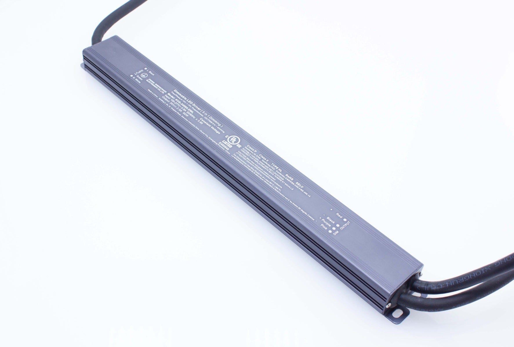 24V Wavelux Indoor/Outdoor Slimline Dimmable LED Driver - 60W