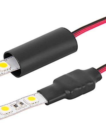 Custom LED Connection, DC Barrel Connector, Ellumiglow