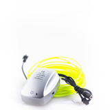 Portable 25 foot Sound Activated EL Wire Kit Magnetic Green