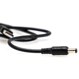 USB Male A To 2.1mm Male DC Connector / Adapter Cable