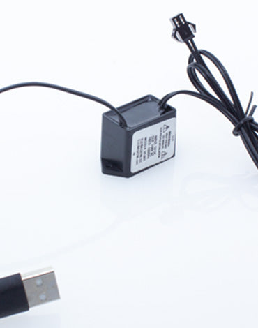 5V USB EL Inverter (Powers 1-24sqin VynEL™ or 12ft EL Wire