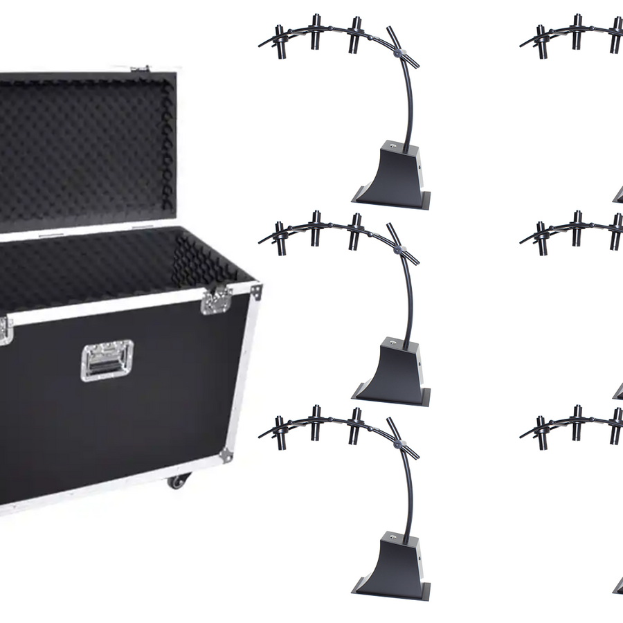 Wavelux LED Catering Light Kit (Includes 6 Fixtures & Road Case)