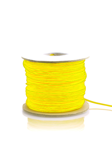 Ellumiglow Citron Yellow EL Wire Turned ON