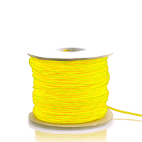 Ellumiglow Citron Yellow EL Wire Turned ON